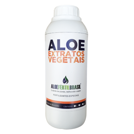 ALOE EXTRATOS VEGETAIS - 1 L - ALOE FERTIL BRASIL